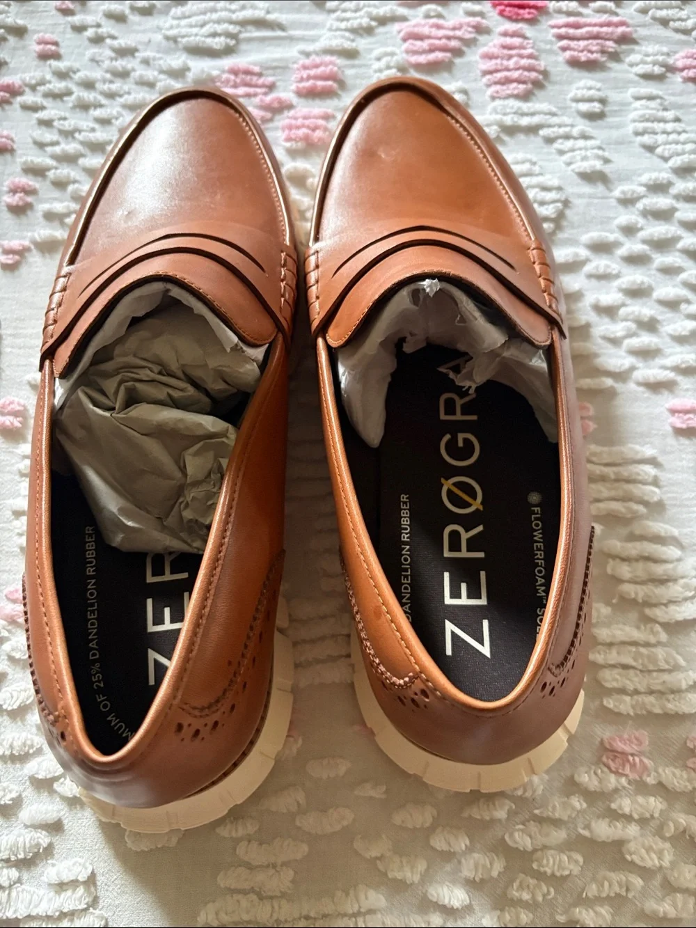 Men’s Tan Leather Slip-On Loafers